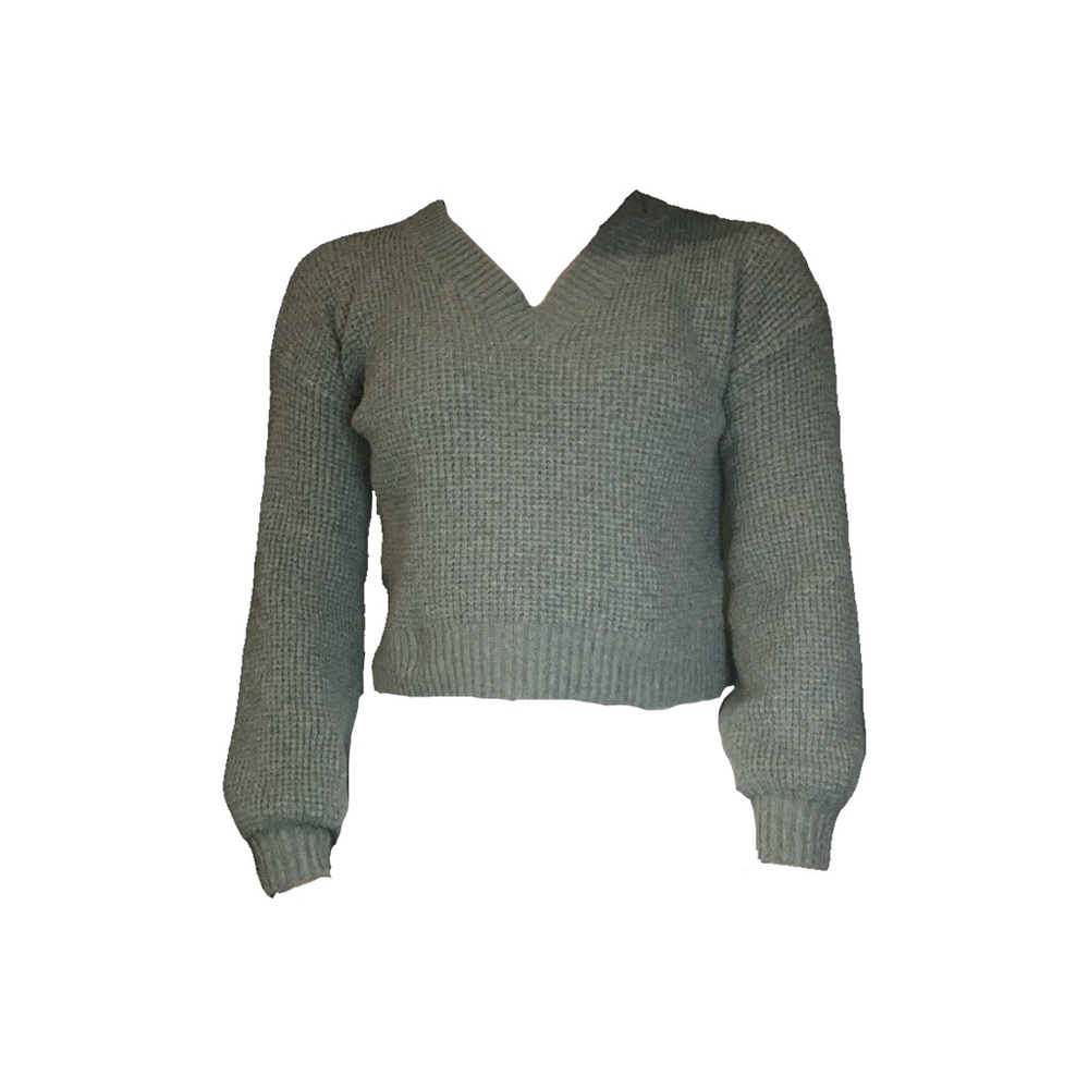 Pink Rose Sage Green Sweatshirt